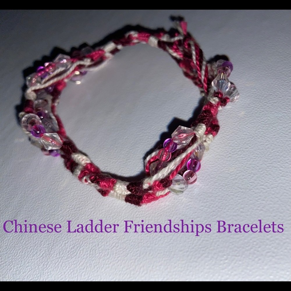 Chinese Ladder Friendship Bracelets With Beans Jewelry💕!